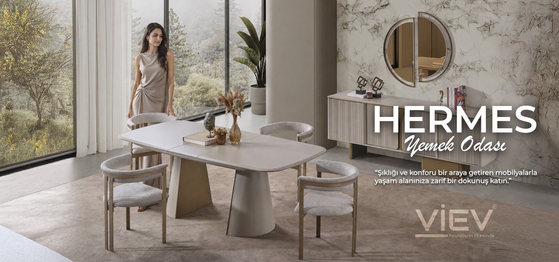 Hermes Yemek Odası — Viev Mobilya