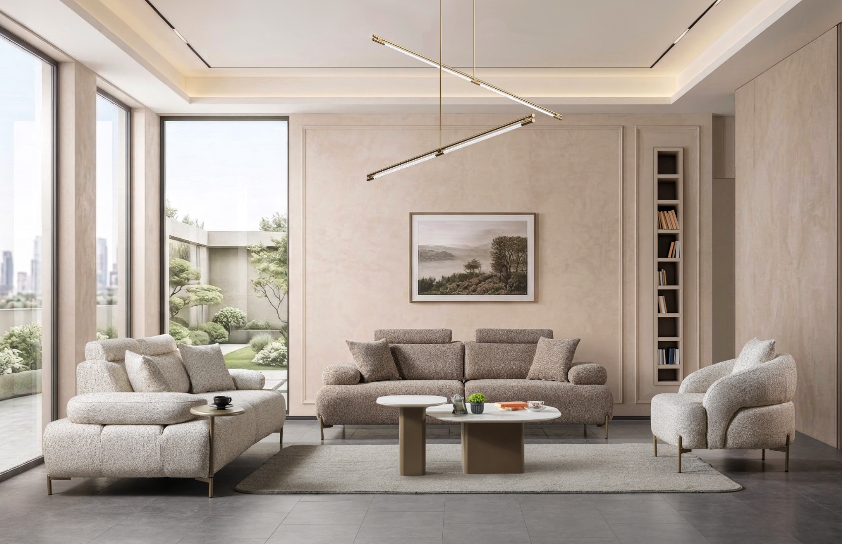 Linen Koltuk Takımı