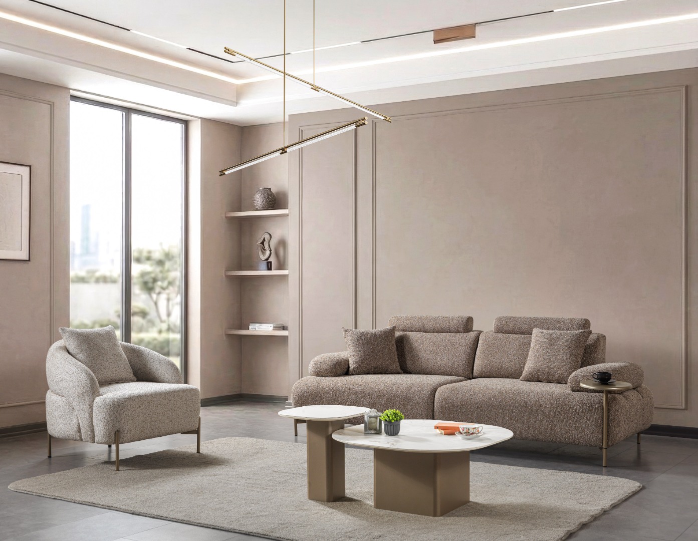 Linen Koltuk Takımı — 14